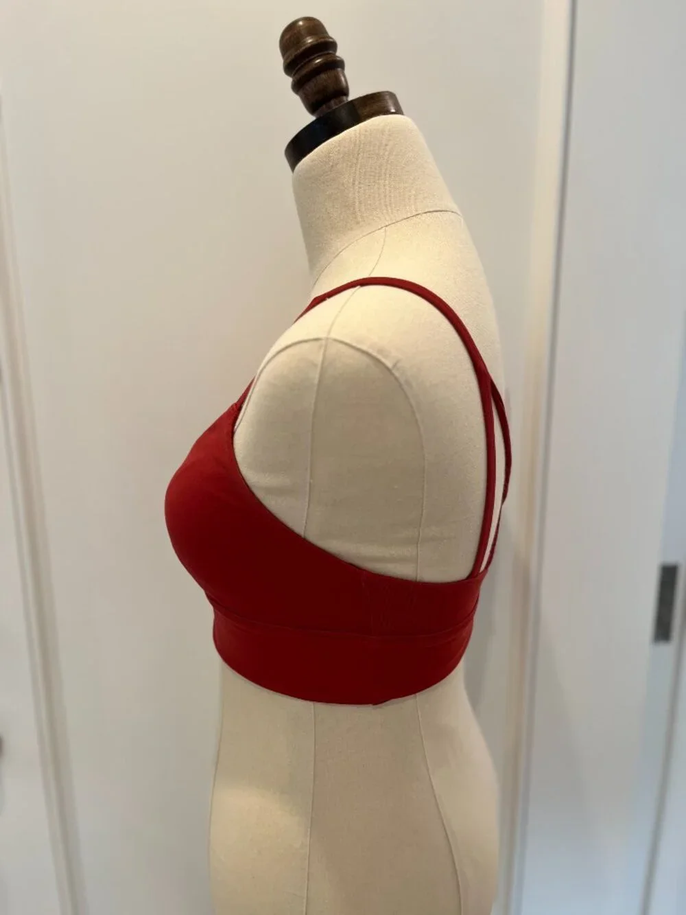 Alo Yoga Red Strappy Top Size Small